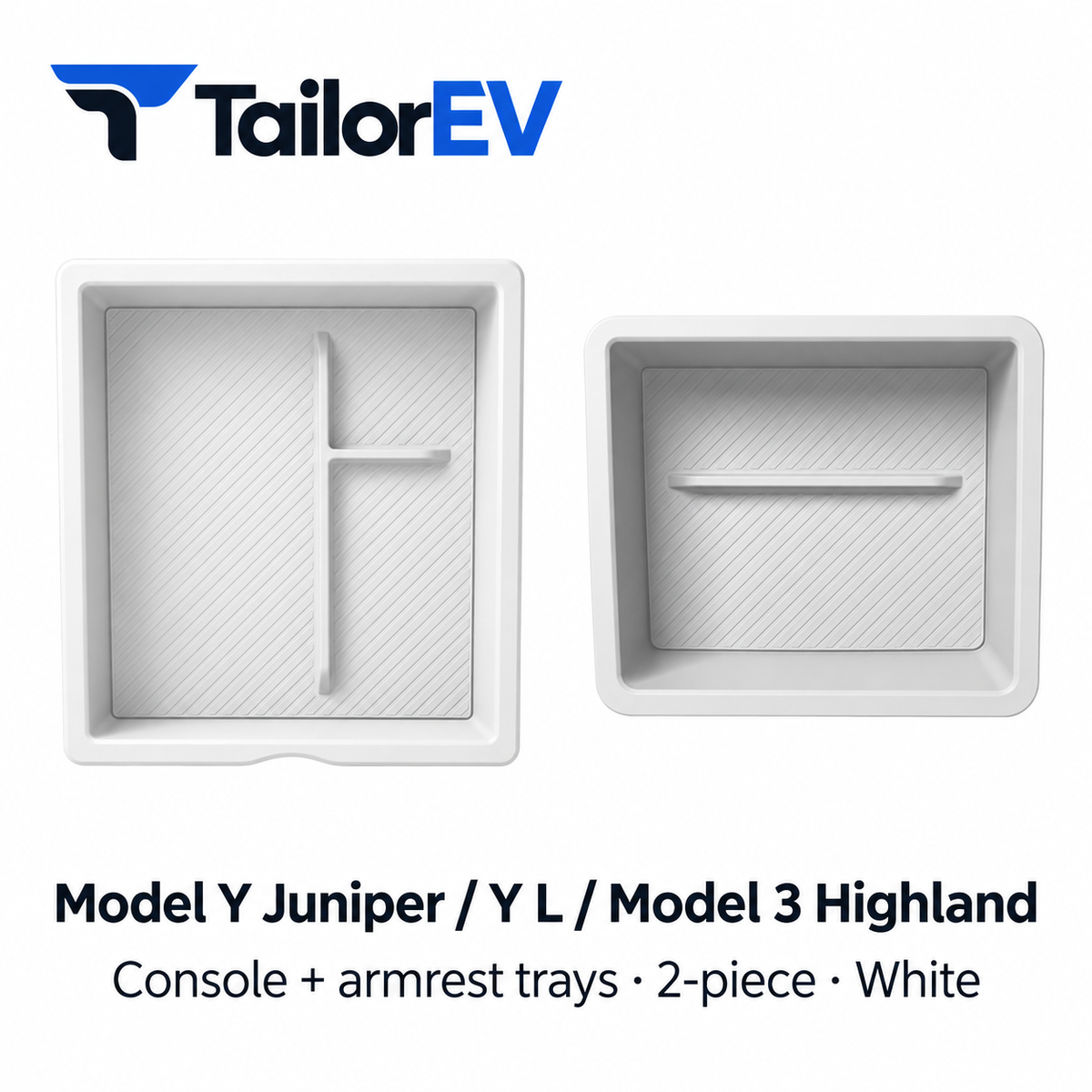 Tesla Model Y / Model Y L / Model 3 Center Console Organizer & Tray Bundles — photo 4