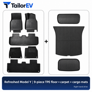 Tesla Right-Hand-Drive TPE Floor & Cargo Mats