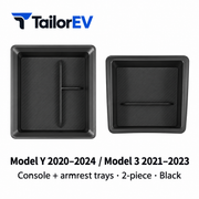Tesla Model Y / Model Y L / Model 3 Center Console Organizer & Tray Bundles