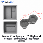 Tesla Model Y / Model Y L / Model 3 Center Console Organizer & Tray Bundles