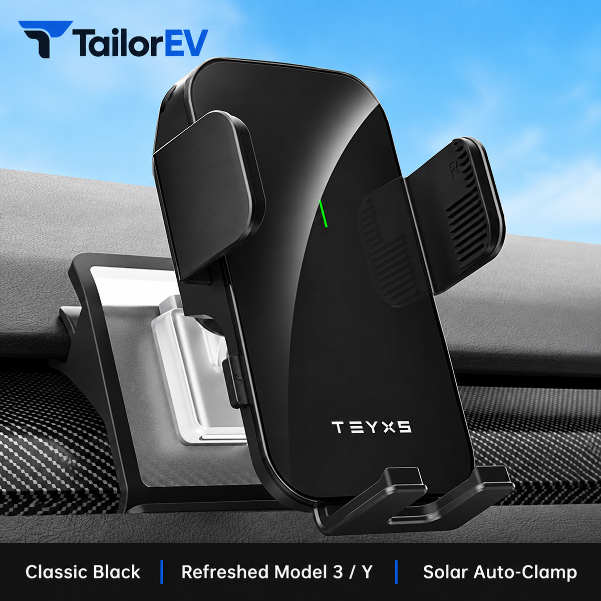 Tesla Solar Auto-Clamp Phone Mount — photo 10
