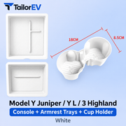 Tesla Model Y / Model Y L / Model 3 Center Console Organizer & Tray Bundles