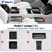 Tesla Model Y / Model Y L / Model 3 Center Console Organizer & Tray Bundles