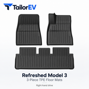 Tesla Right-Hand-Drive TPE Floor & Cargo Mats