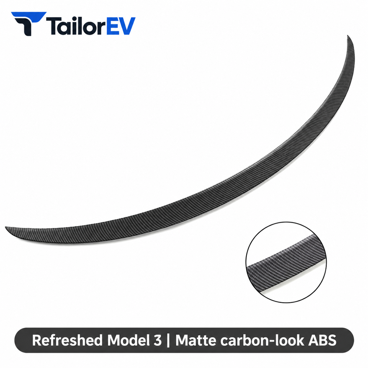 Tesla Model Y / Model 3 ABS Rear Spoiler — photo 12