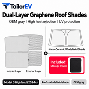 Tesla Model Y / Model Y L / Model 3 Panoramic Roof Sunshade Kit