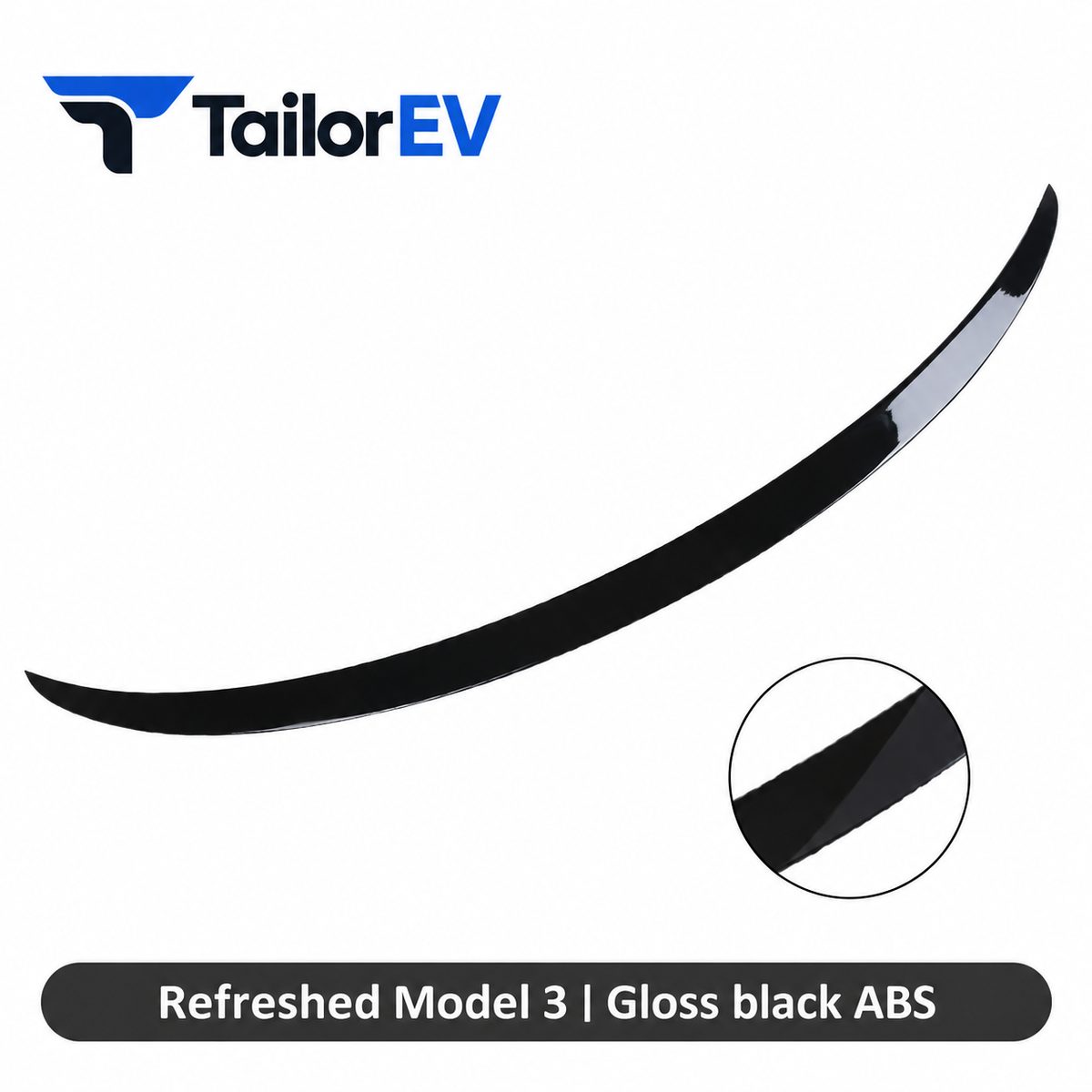Tesla Model Y / Model 3 ABS Rear Spoiler — photo 15