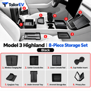Tesla Model Y / Model Y L / Model 3 Center Console Organizer & Tray Bundles