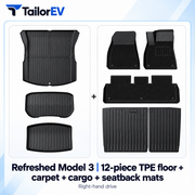 Tesla Right-Hand-Drive TPE Floor & Cargo Mats