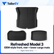 Tesla Right-Hand-Drive TPE Floor & Cargo Mats
