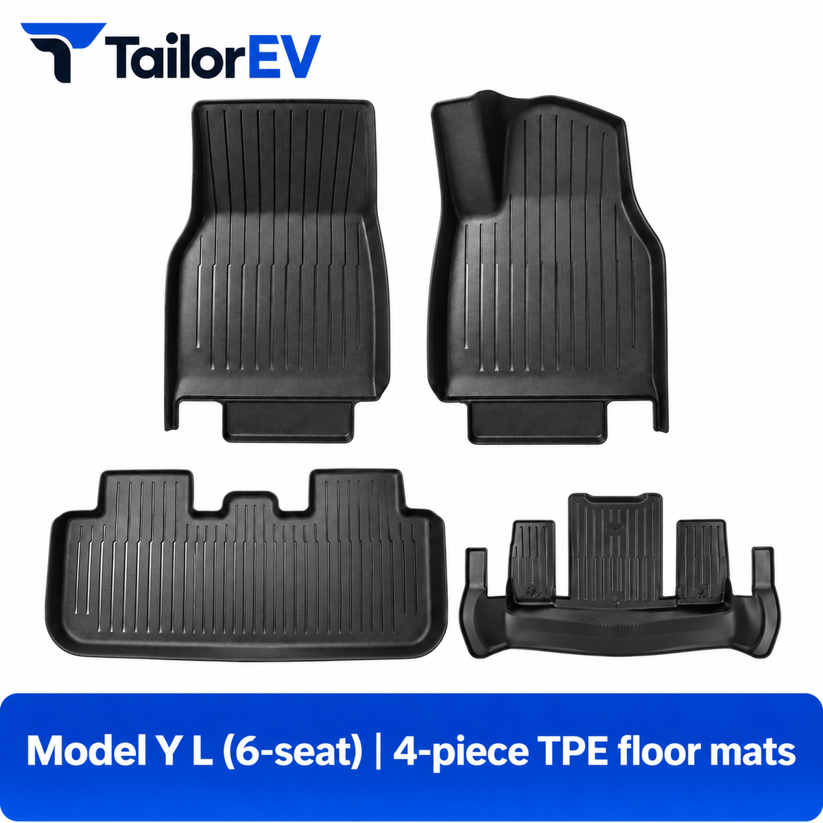 Tesla Right-Hand-Drive TPE Floor & Cargo Mats — photo 20