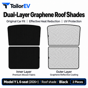 Tesla Model Y / Model Y L / Model 3 Panoramic Roof Sunshade Kit