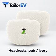 Tesla Suede Headrest, Lumbar Cushion & Travel Blanket