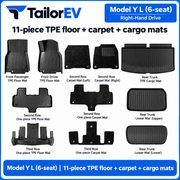 Tesla Right-Hand-Drive TPE Floor & Cargo Mats