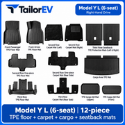 Tesla Right-Hand-Drive TPE Floor & Cargo Mats
