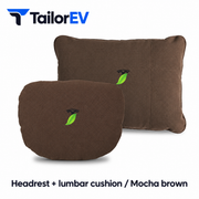 Tesla Suede Headrest, Lumbar Cushion & Travel Blanket