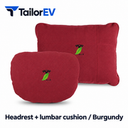 Tesla Suede Headrest, Lumbar Cushion & Travel Blanket