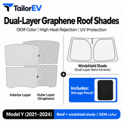Tesla Model Y / Model Y L / Model 3 Panoramic Roof Sunshade Kit