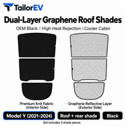Tesla Model Y / Model Y L / Model 3 Panoramic Roof Sunshade Kit