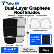 Tesla Model Y / Model Y L / Model 3 Panoramic Roof Sunshade Kit