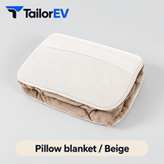 Tesla Suede Headrest, Lumbar Cushion & Travel Blanket