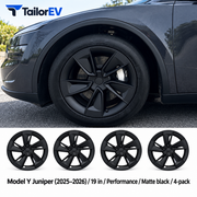 Tesla Model Y & Model 3 Full-Cover Wheel Caps, 4-Pack
