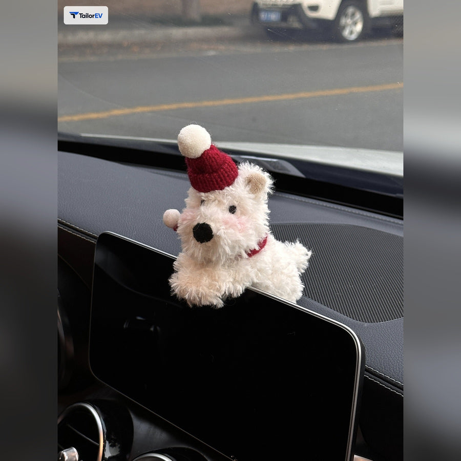 Westie Screen-Mounted Car Ornament