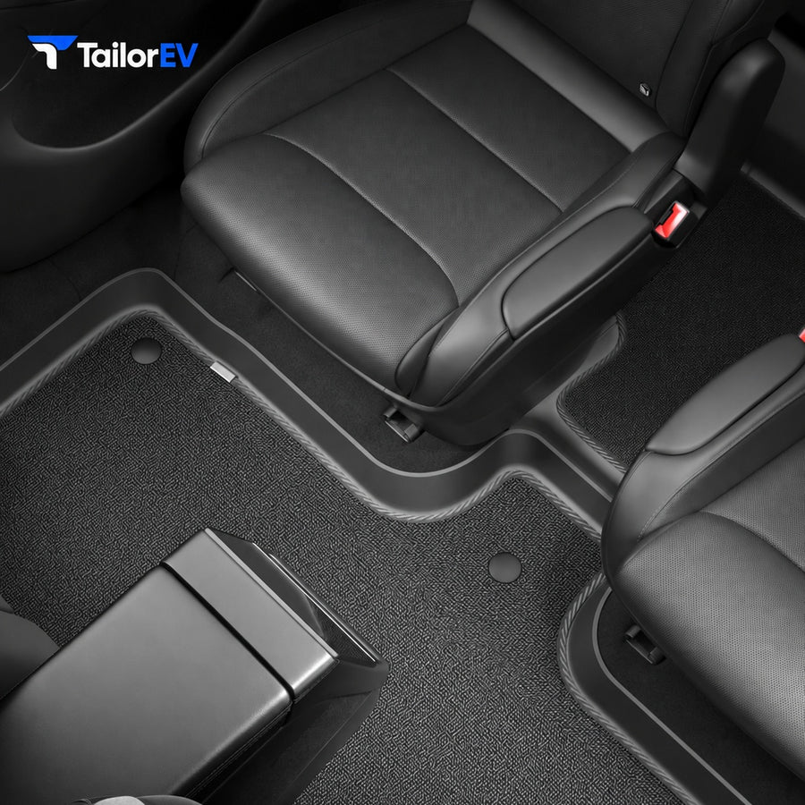 Tapis de sol et de coffre en TPE pour Tesla avec conduite à droite
