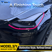 Headlight Accent Decals for Tesla Model 3 & Model Y product photo