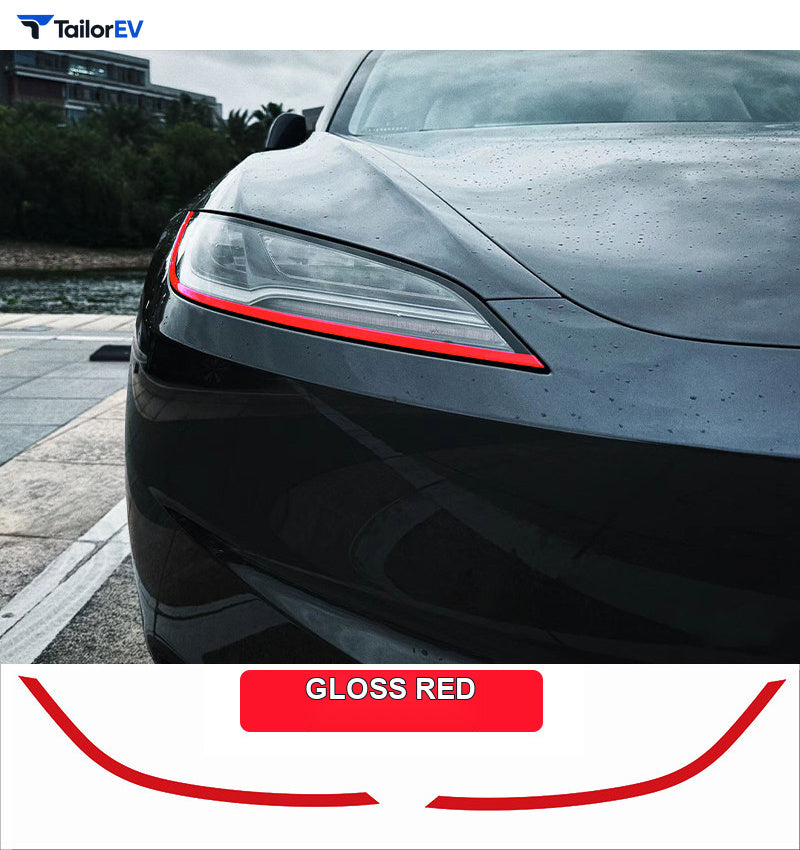 Headlight Accent Decals for Tesla Model 3 & Model Y product photo — photo 8