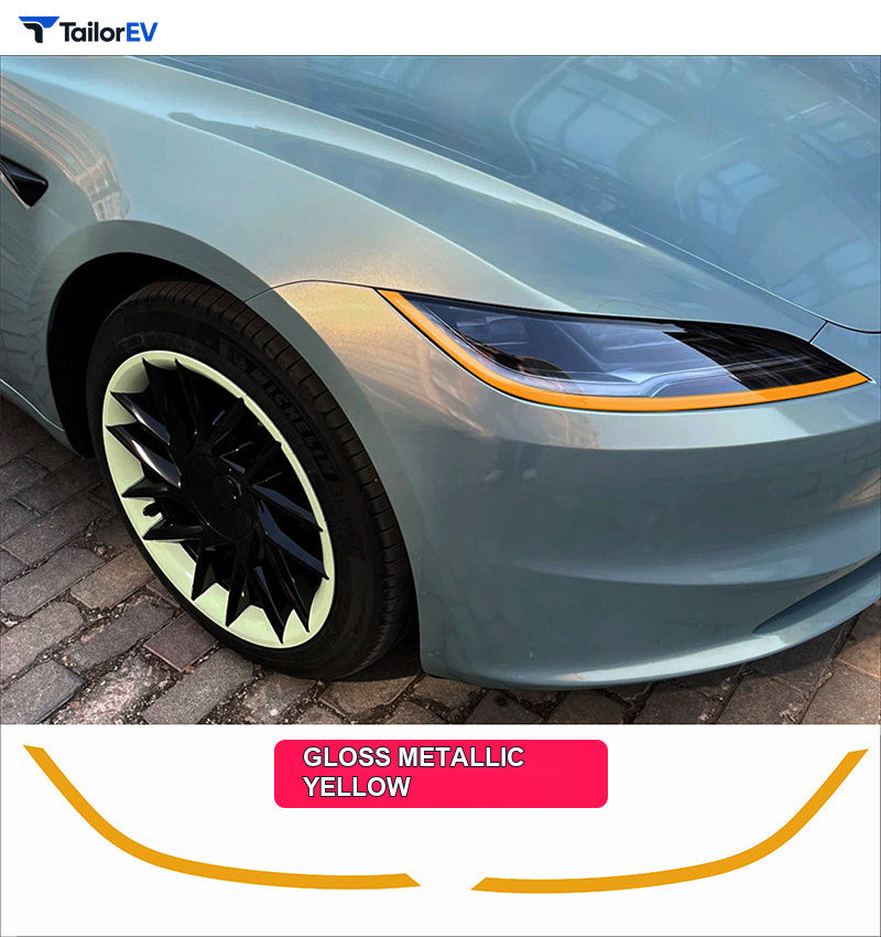Headlight Accent Decals for Tesla Model 3 & Model Y product photo — photo 9