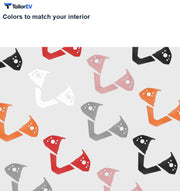 Suede Steering Wheel Trim Stickers for Tesla Model 3 & Y product photo