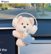 Plush Animal Screen Decorations for Tesla & Car Interiors product photo