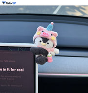 Plush Animal Screen Decorations for Tesla & Car Interiors product photo