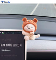 Plush Animal Screen Decorations for Tesla & Car Interiors product photo