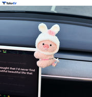 Plush Animal Screen Decorations for Tesla & Car Interiors product photo