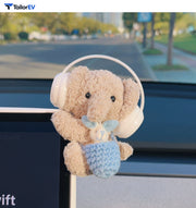 Plush Animal Screen Decorations for Tesla & Car Interiors product photo