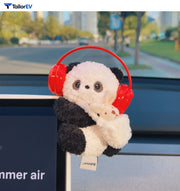 Plush Animal Screen Decorations for Tesla & Car Interiors product photo