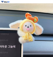 Plush Animal Screen Decorations for Tesla & Car Interiors product photo