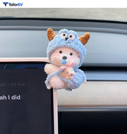 Plush Animal Screen Decorations for Tesla & Car Interiors product photo