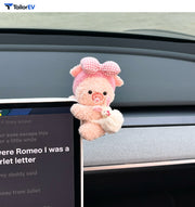 Plush Animal Screen Decorations for Tesla & Car Interiors product photo