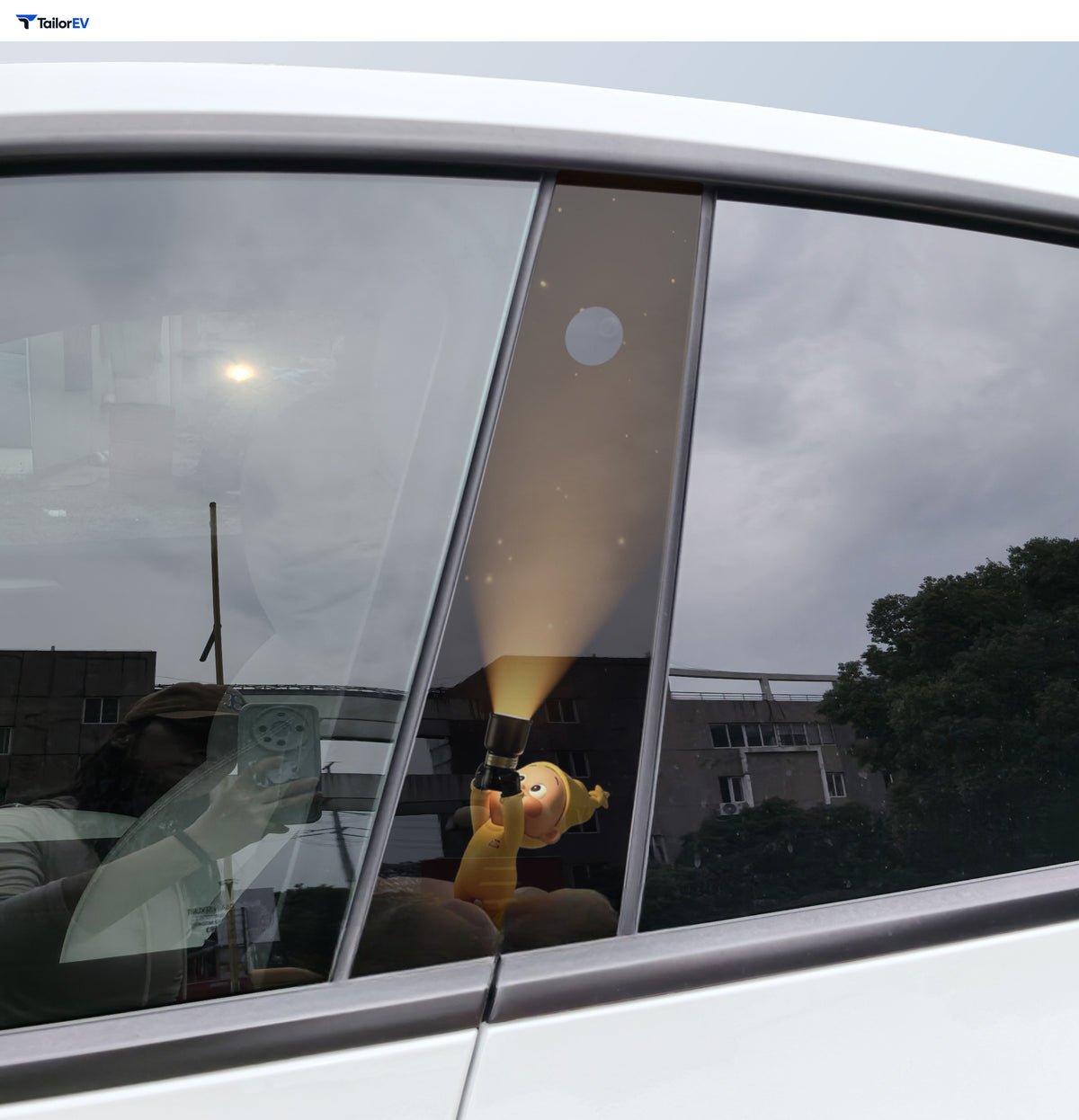 Star Character B-Pillar Decals for Tesla Model 3 & Model Y product photo — photo 6