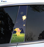 Star Character B-Pillar Decals for Tesla Model 3 & Model Y product photo