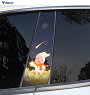 Star Character B-Pillar Decals for Tesla Model 3 & Model Y product photo