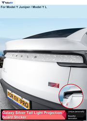 Glitter Rear Light Panel & Handle Decals for Tesla Model Y product photo
