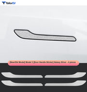 Glitter Rear Light Panel & Handle Decals for Tesla Model Y product photo