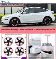 Color Exterior Trim Covers for Tesla Model 3 & Model Y product photo