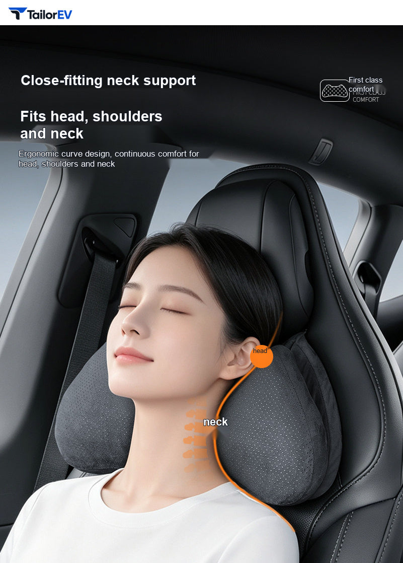 Dual-Layer Neck Pillows for Tesla Model 3, Model Y & Y L product photo — photo 3
