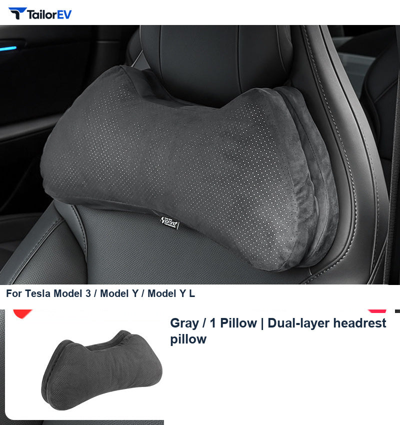 Dual-Layer Neck Pillows for Tesla Model 3, Model Y & Y L product photo — photo 7