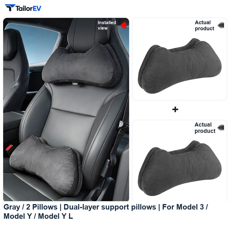 Dual-Layer Neck Pillows for Tesla Model 3, Model Y & Y L product photo — photo 8